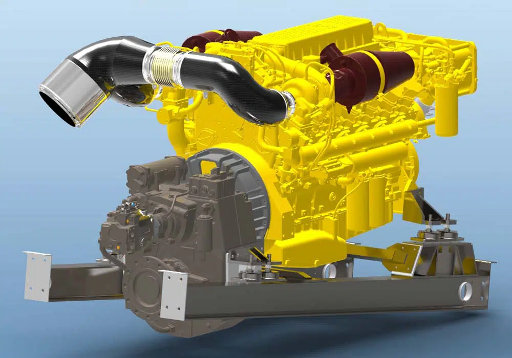 Caterpillar C32 Marine Engine - Marine Exhaust Engineering & Design