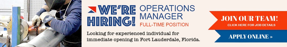 We're Hiring: Operations Manager (full-time) at DeAngelo Marine's headquarters in Fort Lauderdale. Click here to learn more and apply.